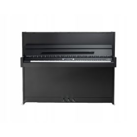    mattes Klavier Wilhelm Schimmel W114 Modern SuperMatt mattschwarz + chrom