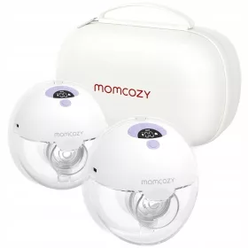    Momcozy M5 tragbare elektrische Doppelmilchpumpe, 3 Modi, 9 Stufen, Rosen