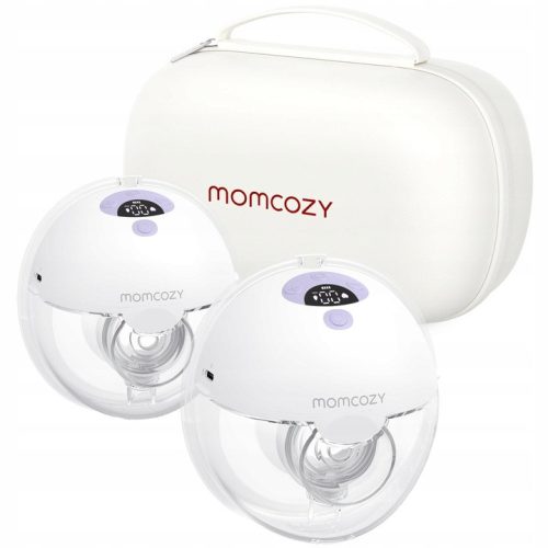  Momcozy M5 tragbare elektrische Doppelmilchpumpe, 3 Modi, 9 Stufen, Rosen