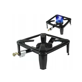 Gusseisen-Gashocker, 40 x 40 cm, Herd, 8 kW-Brenner