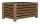  WickerWorks Blumentopf 60 cm x 30 x 30 cm, Holztöne Braun und Beige, Palisander