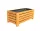  WickerWorks Blumentopf 60 cm x 33 x 25 cm, Holztöne in Braun und Beige, mehrfarbig