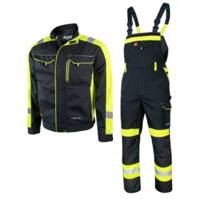   Keilor CLASSIC-VIS lange Arbeitshose BIB SET + SWEATSHIRT Größe 48