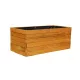  WickerWorks Blumentopf 80 cm x 38 x 33 cm, Holztöne in Braun und Beige, Gelb- und Goldtöne, mehrfarbig