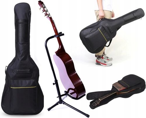  KOFFER FÜR 4/4 KLASSISCHE GITARRE + PICKS