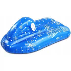    Schneeschlitten für Kinder | 47 Zoll aufblasbarer Schneeschlitten mit