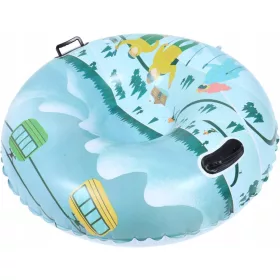  1 Stück Skiring aufblasbarer Schneeschlauch Skischlitten