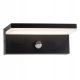  Goldlux schwarze Gartenwandleuchte mit integrierter 10-W-LED-Quelle