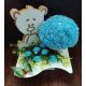  Grabdekoration für Kinder, Teddybär Junge