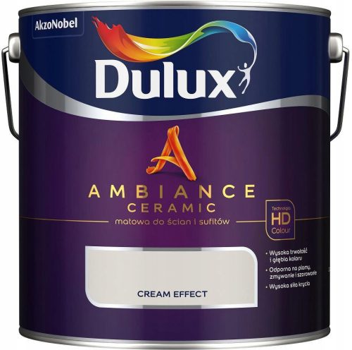  Dulux Keramik-Wandfarbe 2,5 l Creme-Effekt matt