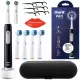  ORAL-B PRO 1 SERIE SCHWARZ ELEKTRISCHE ZAHNBÜRSTE + ZUBEHÖR ZUBEHÖR FÜR KÖPFE