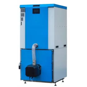  KESSEL PELLETOFEN 10kW SLIM KESSEL STAHLKOCHUNG