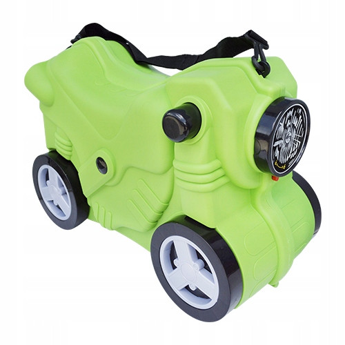  KOFFER MIT ROLLEN FÜR SITZ, GRÜN 3D, REISEGEPÄCK FÜR KINDER, KABINE