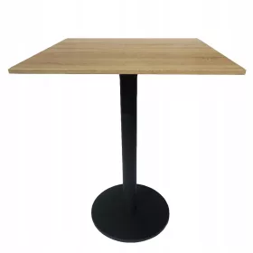   Untergestell für einen Restauranttisch 70x70 cm, High Oak, 111 cm, schwarz