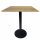 Untergestell für einen Restauranttisch 70x70 cm, High Oak, 111 cm, schwarz