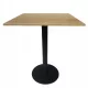 Untergestell für einen Restauranttisch 70x70 cm, High Oak, 111 cm, schwarz