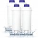  4x Wasserfilter für Delonghi Kaffeemaschine, Ersatz - Sillar Filterkartusche