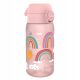  FLASCHE WASSERFLASCHE FÜR SCHULE KINDERGARTEN ROSA REGENBOGEN ION8 0,35 l