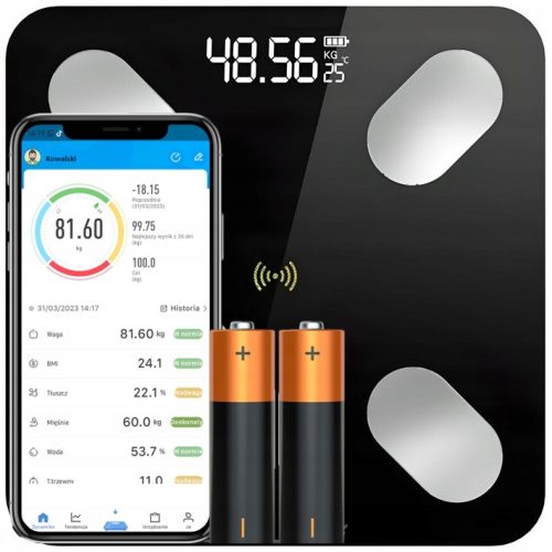  SunTrade Personenwaage Analysewaage Bluetooth-Smart-Anwendung
