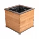  KONIUSZEK OGRODY Blumentopf 53 cm x 53 x 50 cm Durchmesser 53 cm Holztöne Braun und Beige, Palisander