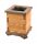  KONIUSZEK OGRODY Blumentopf 20 cm x 20 x 23 cm Durchmesser 20 cm Holztöne Braun und Beige, Palisander
