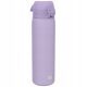  WASSERFLASCHE AUS LEICHTEM STAHL GETRÄNKE EDELSTAHL LILA ION8 0,6 l