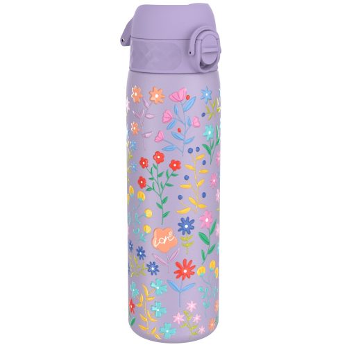  THERMO-THERMOFLASCHE FÜR KINDERGARTEN-AUSFLUG FAHRRADBLUMEN ION8 0,5l