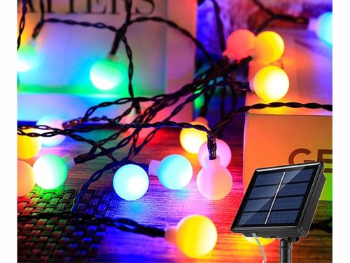  SOLARlampen, Gartendekoration 40 LEDs, 6,9 m, 8 MODI, Dämmerung.