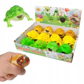    GNIOTEK GEL BUNTER FROSCH ANTI-STRESS SENSORISCHER SQUISH-STREICH-WITZ