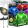  Eddcom eingebettete Solarlampe weiß 80 cm 2 Stk.