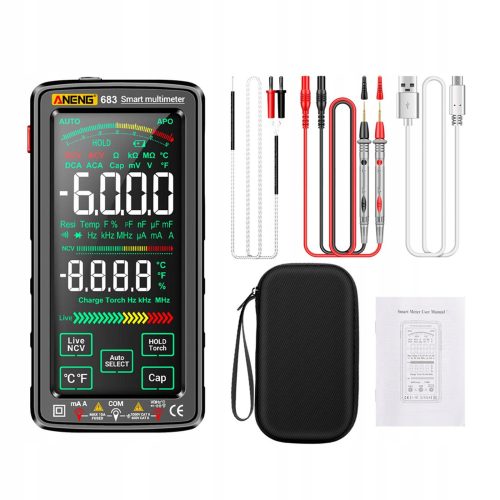Digitales Multimeter, Stromzähler, breite Messung