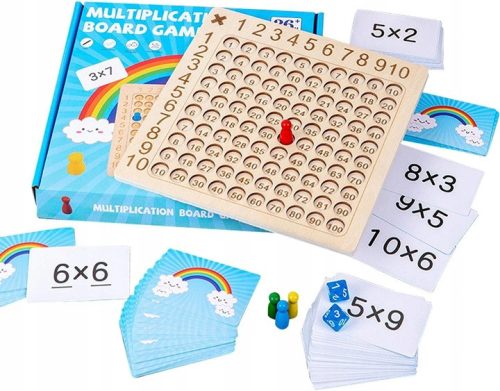  Multiplikationstabellen-Puzzlespiel 2 in 1