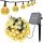  12M SOLAR GARTEN GARTENLAMPEN 100LED WARM