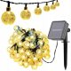  12M SOLAR GARTEN GARTENLAMPEN 100LED WARM