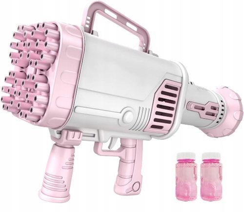 GUN BUBBLE MACHINE BAZOOKA 64 LÖCHER FLÜSSIGKEIT