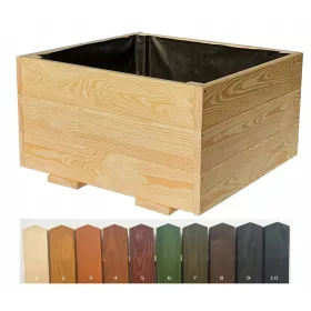  Woodland-Blumentopf 50 cm x 50 x 30 cm aus Holz