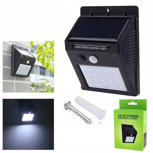  HALOGEN-SOLARLAMPE 20 LEDS MIT BEWEGUNGSSENSOR