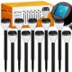  SmartHome Einbau-Solarlampe, schwarz, 30 cm, 1 Stk.