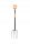  Fiskars Metallgabeln 22 x 126,2 cm