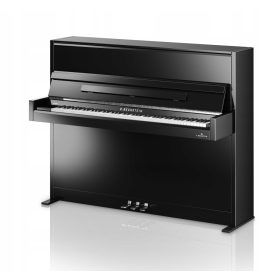  Klavier C. Bechstein A4 schwarz glänzend + chrom