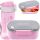  BackUP WASSERFLASCHE aus ungiftigem TRITAN, 400 ml, BPA-FREI, rosa