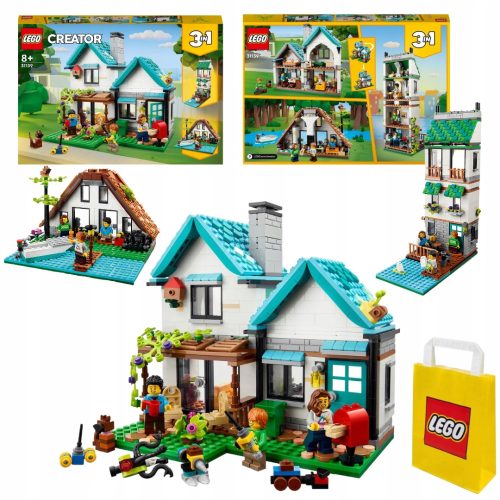  LEGO Creator 3 in 1 31139 Gemütliches Haus + Papiertüte LEGO 6315786 gelb 24x8x18 cm