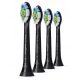  Philips W Optimal White HX6064/11 Standardköpfe, schwarz, 4 Stück