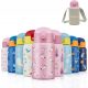  Autsel Kinderwasserflasche mit Strohhalm, 500 ml Isolierflasche