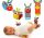  3D-SOCKEN, HANDBÄNDER, RASSELN, 4 STÜCK