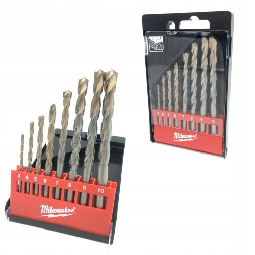  MILWAUKEE Betonbohrer-Set mit 8 zylindrischen Teilen