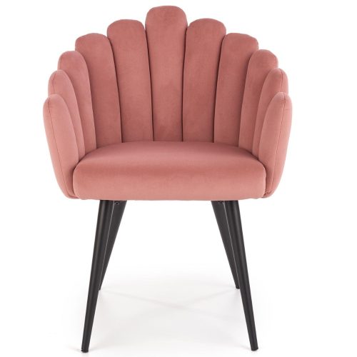 Halmar Stuhl, rosa Stoff, 1 Stk.