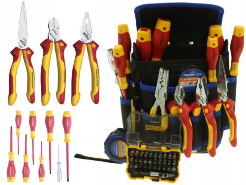  Werkzeugset für einen Elektriker WIHA, DEWALT, ENERGOTYTAN 1000V / 47 Teile