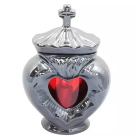  Herzkerze aus Keramik, LC21