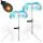  Itec Medusa eingebettete Solarlampe Silber 74 cm 2 Stk.